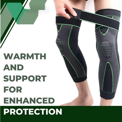Aicao Sports Knee Pads High Elasticity Breathable Enhanced Leg Protection with Unique Elastic Adjustment Band for Running Basketball Multiple Sports Scenarios Air Circulation Wearable - Nylon