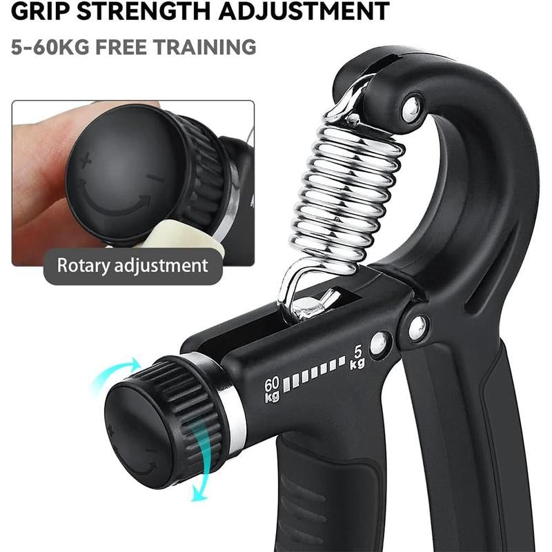 Workout Hand Gripper, 11Lbs-132Lbs Hand Grip Exerciser, Exercise Hand Grip Strengthener, Workout Equipment, Home Gym Equipment, Valentine'S Day Gift