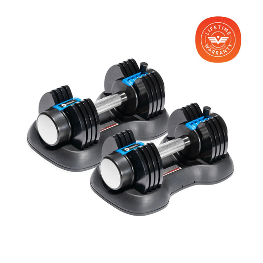 Powerflow plus Dumbbells (5–25 Lb Adjustable Set)