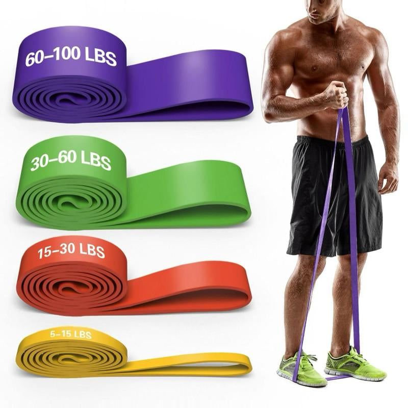 Resistance Band Set, 4 Counts/Set Pull up Band, Workout Band, Resistance Bands Set for Legs, Working Out, Muscle Training, Fitness Training Band