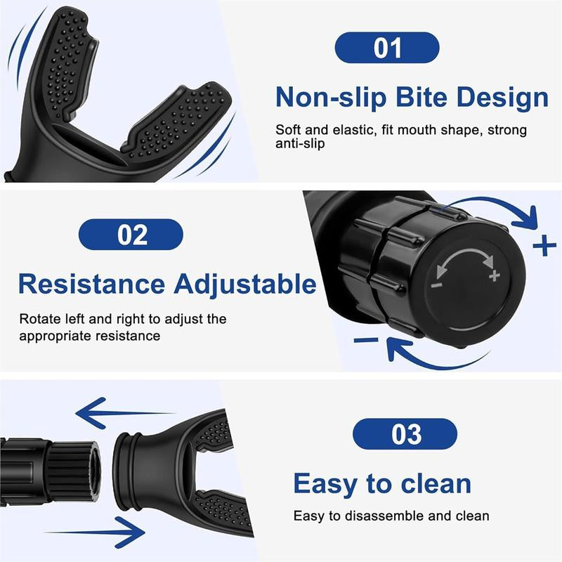 Running Breathing Trainer Device-2 Pack, Lung Breathing Trainer, Breathing Exercise Device, Running Supplies, Mini Breathing Training Equipment, Breathing Trainer for Working Out, Running Trainer for Fitness Training Adjustable Resistance Outdoorfun